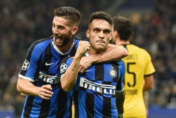 LAUTARO E CANDREVA PIEGANO IL BORUSSIA, L'INTER TORNA IN CORSA