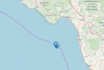 TRE SCOSSE DI TERREMOTO AL LARGO DELLA CALABRIA, LA PIÙ FORTE DI 4.4