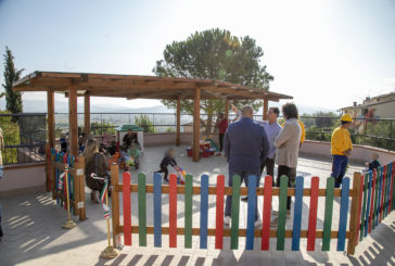 Chiusi: i bambini del Nido Girasole inaugurano la nuova terrazza