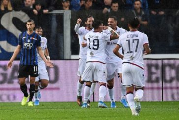 CAGLIARI DA CHAMPIONS, ATALANTA BATTUTA E AGGANCIATA AL QUARTO POSTO