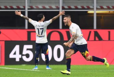 CAGLIARI AVANTI 2-0 POI SI FA RIMONTARE DAL LECCE NEL RECUPERO