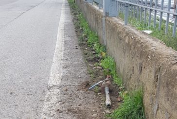 Poggibonsi: spazzatrice rompe il tubo del gas, bloccato il traffico