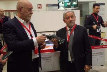Presentato a Siena l’aeroporto mobile per droni volanti