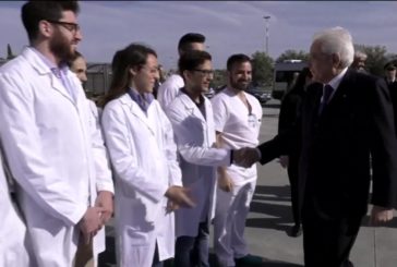 Mattarella in visita all’ospedale San Marco di Catania