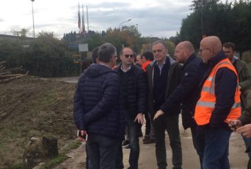 San Gimignano: sopralluogo di Rossi e Marrucci nelle zone alluvionate