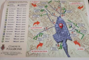 Poggibonsi presenta la mappa dei parcheggi