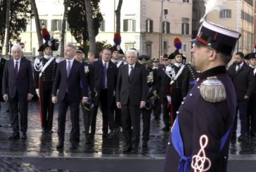 4 Novembre, Mattarella all’Altare della Patria