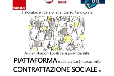 Incontro con i sindacati sulla contrattazione sociale: si parte dalla Valdichiana