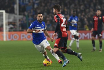 ACUTO SAMP NEL FINALE, GENOA KO NEL DERBY