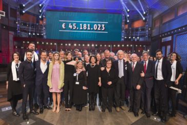 TELETHON, NEL 2019 RACCOLTI 45 MILIONI PER LA RICERCA