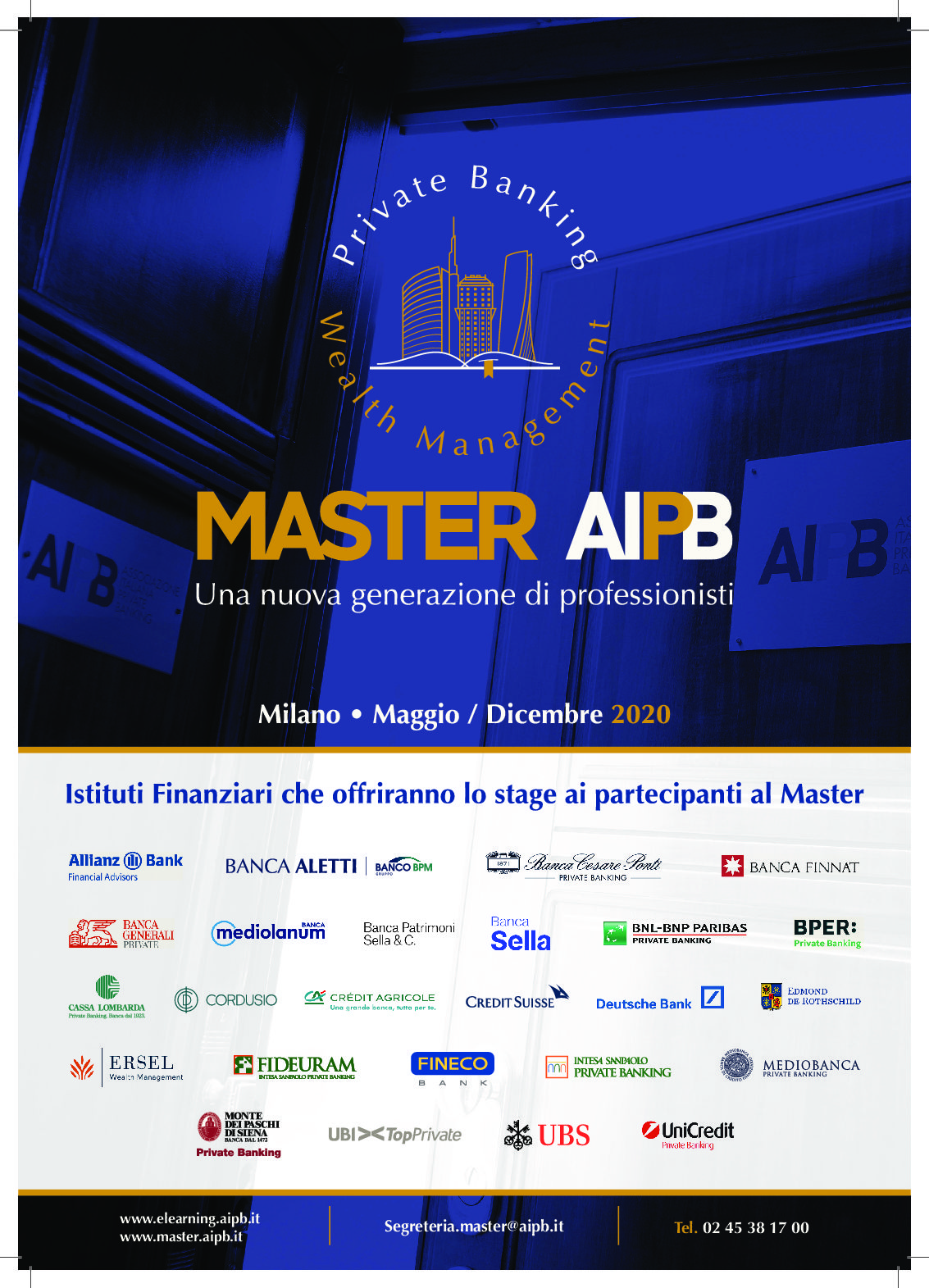 Al via il primo master in private banking
