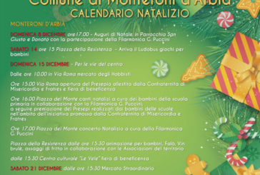 Torna la magia del Natale nelle strade di Monteroni d’Arbia