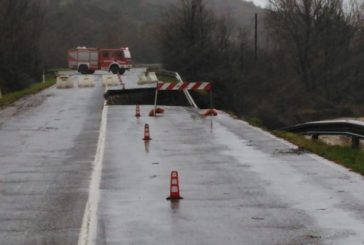 Maltempo: cede un tratto della Cassia a Radicofani