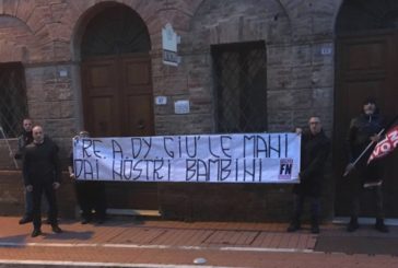 Monteroni d’Arbia, Forza Nuova manifesta contro la rete“Re.A.Dy.”