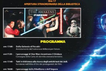 Poggibonsi: “Star Wars in biblioteca” per una serata spaziale