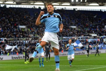 LA LAZIO TRAVOLGE LA SAMPDORIA 5-1, TRIPLETTA PER IMMOBILE