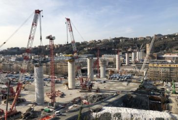 NUOVO PONTE DI GENOVA, 14 PILE COMPLETATE SU 18