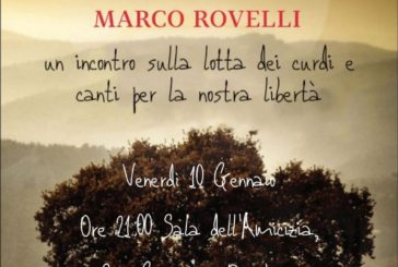 Concerto del cantautore Marco Rovelli sulla questione curda