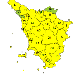 Codice giallo per vento forte su tutta la regione