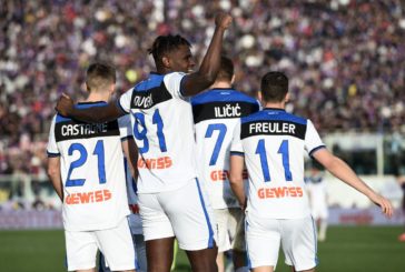 L'Atalanta passa al Franchi, rimontata 2-1 la Fiorentina