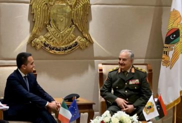 Libia, Di Maio incontra Haftar "La soluzione non puo' essere militare"