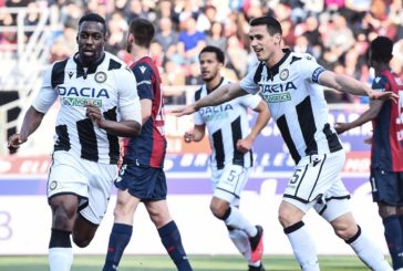 Non basta Okaka, Palacio-gol al 92°, Bologna-Udinese 1-1