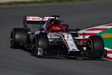 Test F1, miglior tempo per Kubica con l'Alfa Romeo a Barcellona