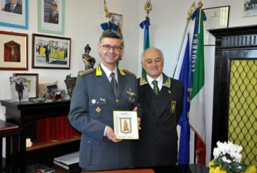 GdF: il comandante Marra in visita alla sezione ANFI di Siena