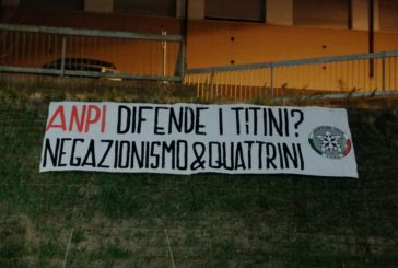 Foibe: striscioni di Casapound contro l’Anpi