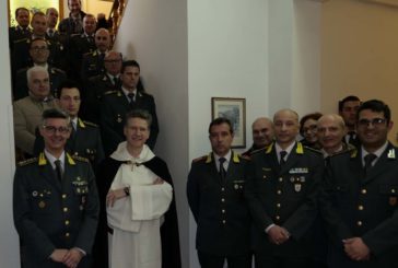 Benedetta dal priore di san Domenico la caserma delle Fiamme Gialle