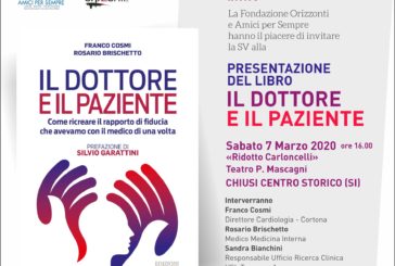 Al Mascagni la presentazione del libro “Il dottore e il paziente”