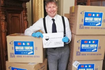 Nuovo invio di mascherine da Nantong