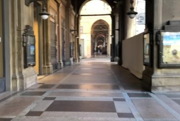 Bologna si sveglia nel silenzio