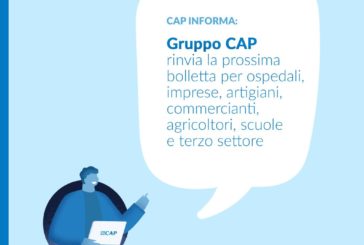 Milano, Gruppo Cap rinvia bollette acqua a imprese, scuole e ospedali