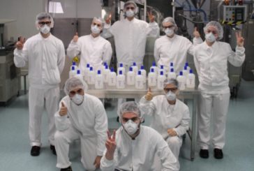 Coronavirus, da Menarini nuove donazioni e record gel disinfettante