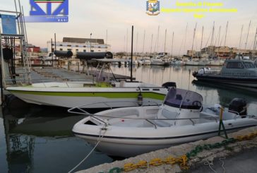 Una tonnellata di droga in 2 natanti dai Balcani in Puglia, 2 arresti