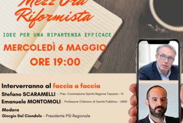 “Mezz’ora Riformista”: domani Scaramelli e Montomoli protagonisti