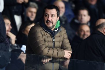 Salvini "Club rischiano di fallire, spero calcio riparta a giugno"