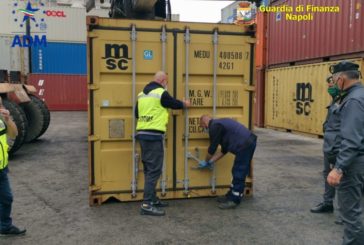 Sequestrate 8 tonnellate di rifiuti speciali al porto di Napoli
