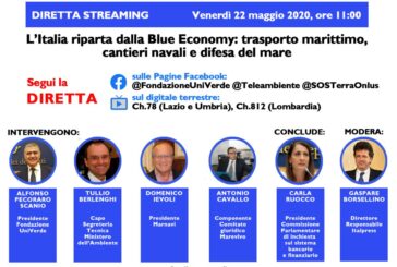"L'Italia riparta dalla Blue Economy", il 22 maggio diretta web