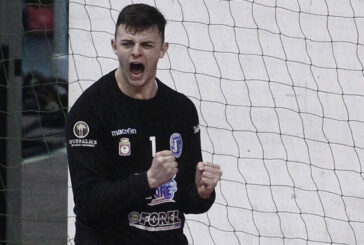 Pallamano: il portiere Giovanni Pavani in maglia Ego
