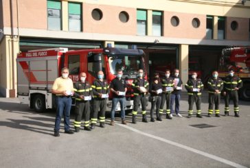 I “Briganti” del rugby donano dpi ai Pompieri