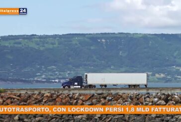 Autotrasporto, con lockdown persi 1,8 mld fatturato