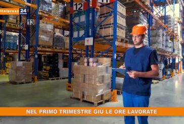 Nel primo trimestre giù le ore lavorate