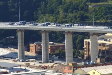 Al via prove collaudo del nuovo ponte di Genova, testato da 56 tir
