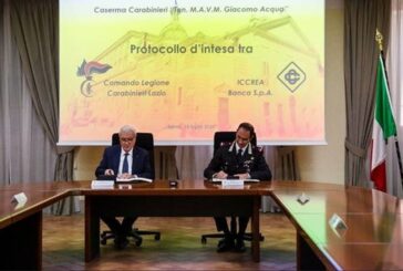 Accordo Iccrea Banca e Carabinieri Lazio per promuovere la legalita'