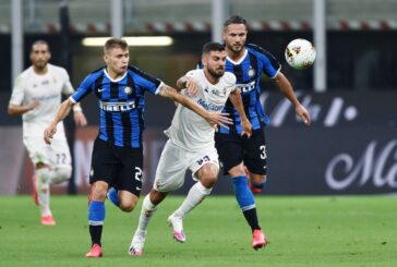Pari Inter con la Fiorentina, a Udine primo match point Juventus