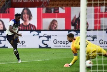 Zapata risponde a Calhanoglu, pari fra Milan e Atalanta
