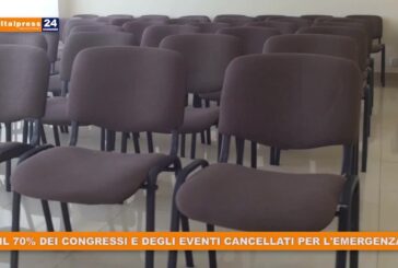 Il 70% dei congressi e degli eventi cancellati per l’emergenza
