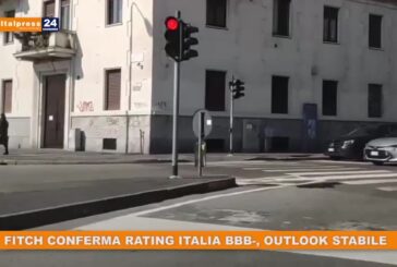Fitch conferma rating Italia BBB-, outlook stabile